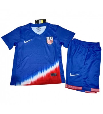Forenede Stater Udebanesæt Børn Copa America 2024 Kort ærmer (+ korte bukser)